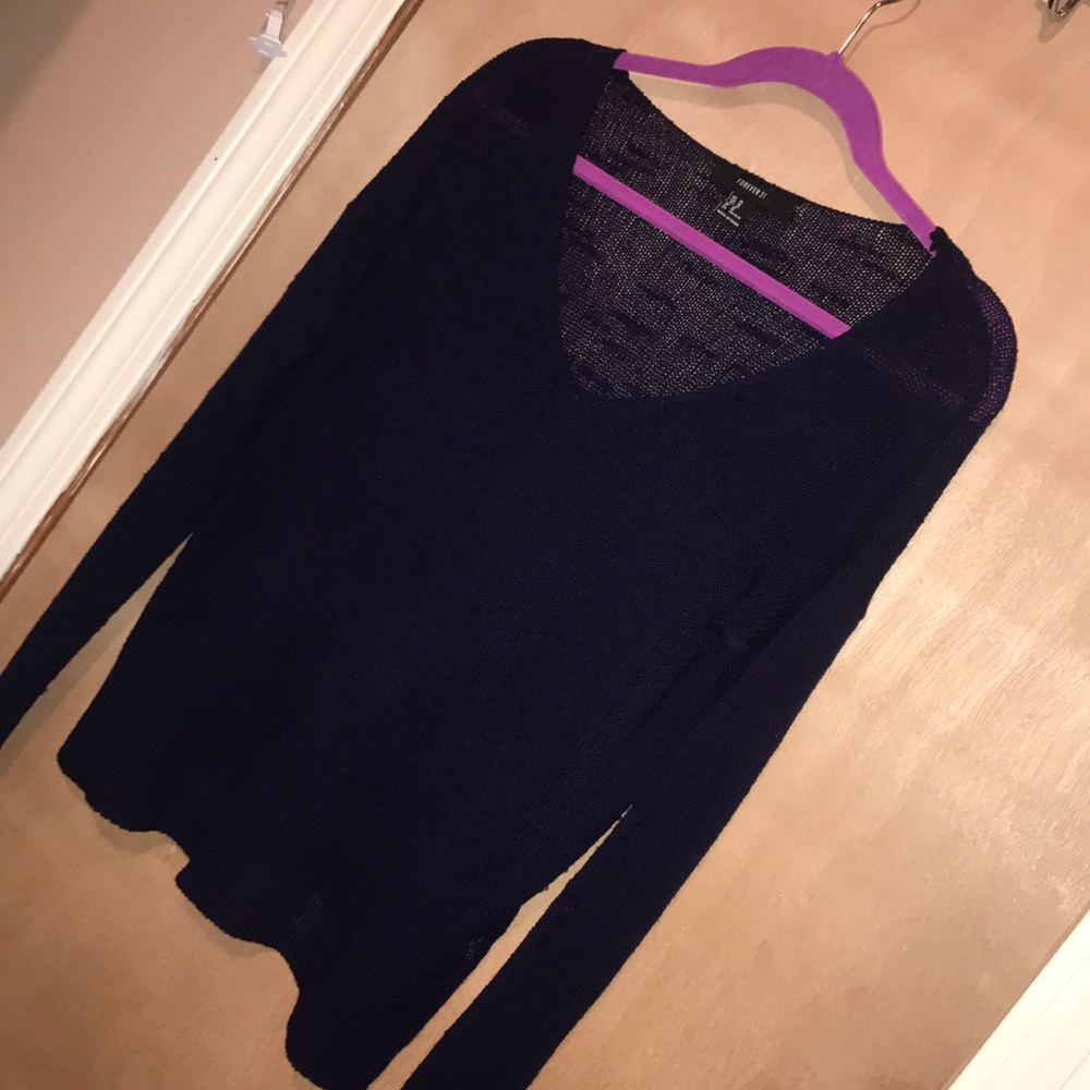 Forever 21 Navy Blue Sweater